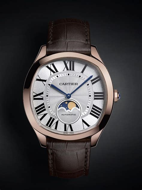 The luxury fake Drive De Cartier WGNM0008 watches are made from 18k rose gold and can guarantee water resistance to 3 bars.