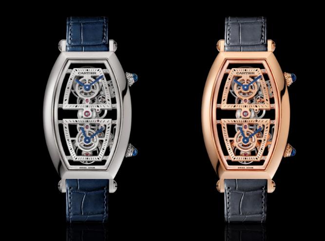 The limited copy watches have skeleton dials.