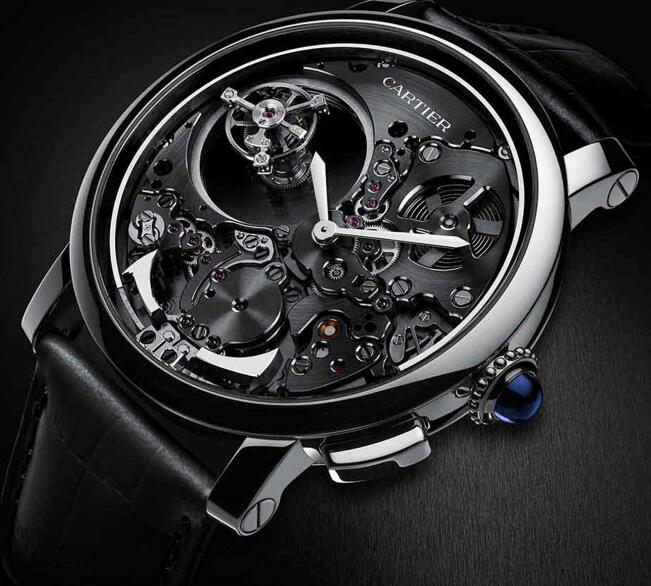The movement can be viewed through the side of the case well.