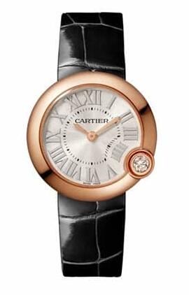 Rose gold material make the Cartier replica watches very pretty and popular.