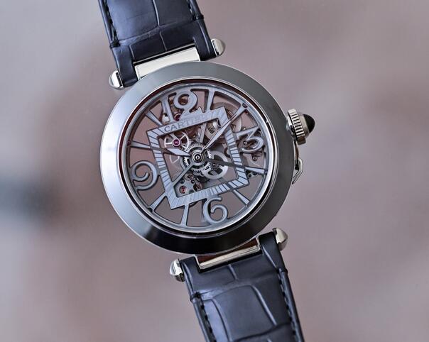 Hands-on – The Cool Blue Glow Of The New Swiss Luxury Replica Pasha De Cartier Skeleton ADLC Watches