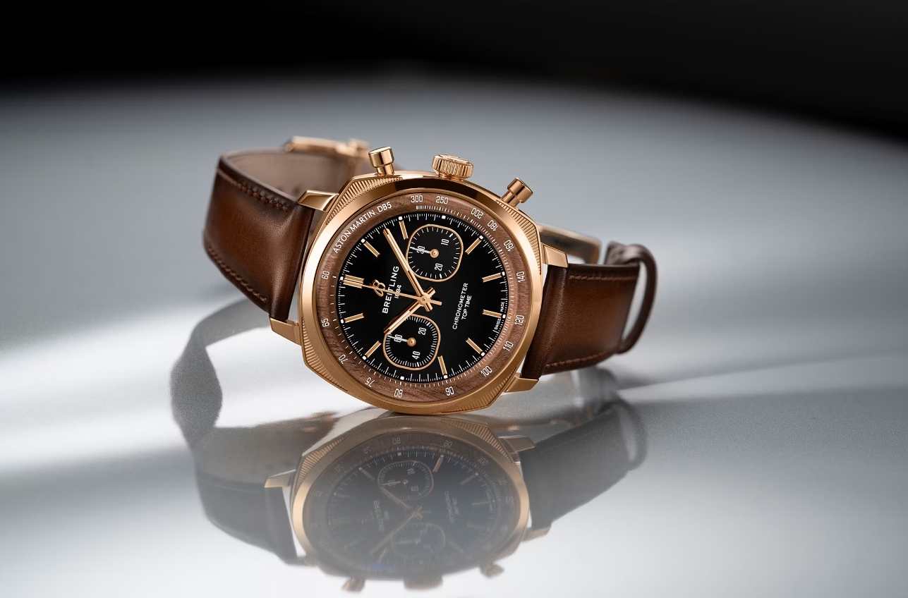 Original Breitling Top Time DB5 red gold edition with black onyx dial